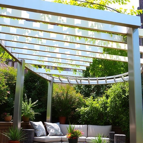 advantages of aluminum pergola