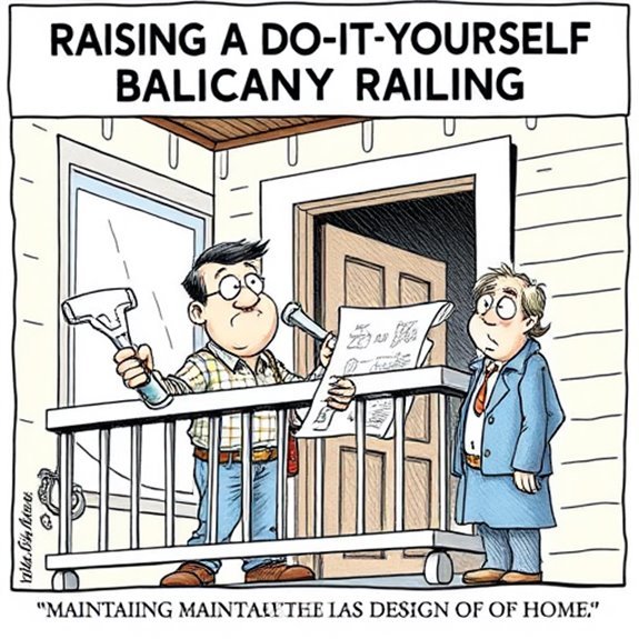 diy balcony railing safety