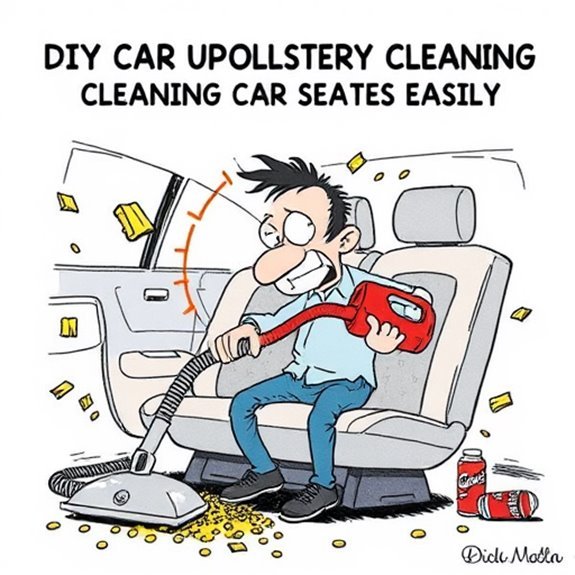 diy car upholstery cleaning