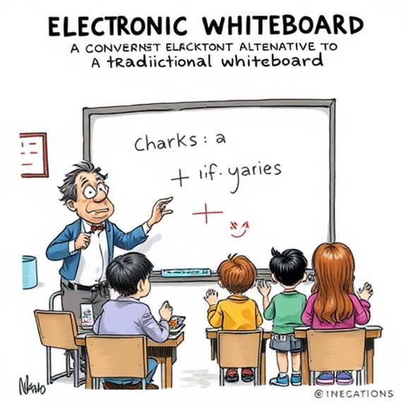 electronic whiteboard convenient alternative